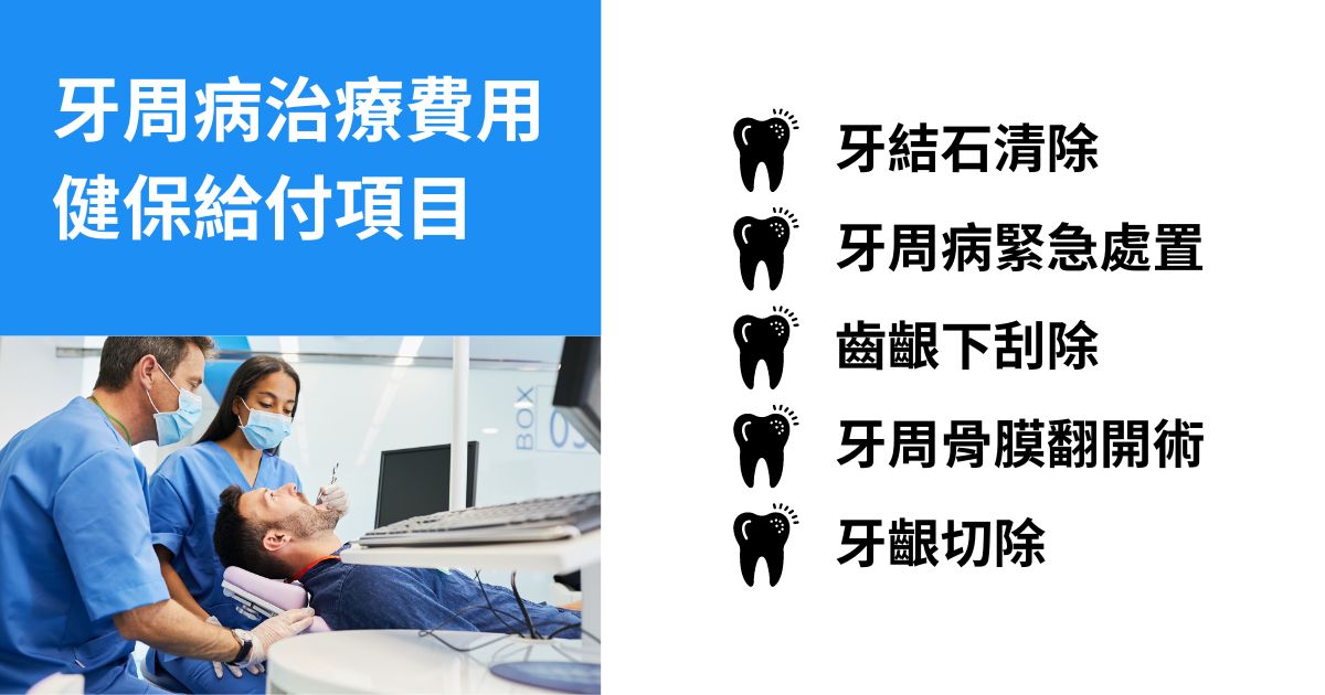 牙周病治療費用健保給付項目